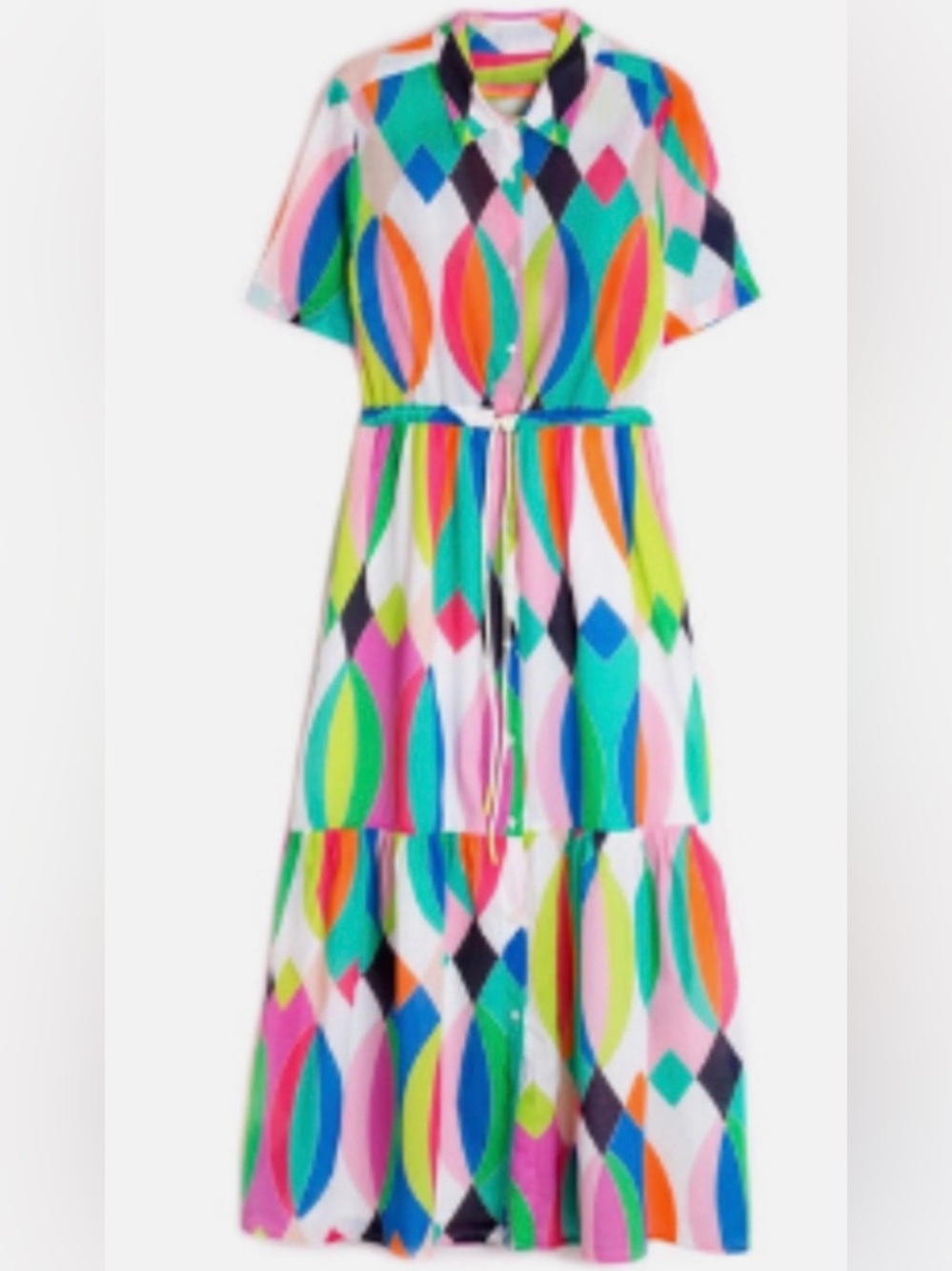 Vilagallo Multicolor Eveline Maili Midi Dress Women’s Sz 40 (US Small)